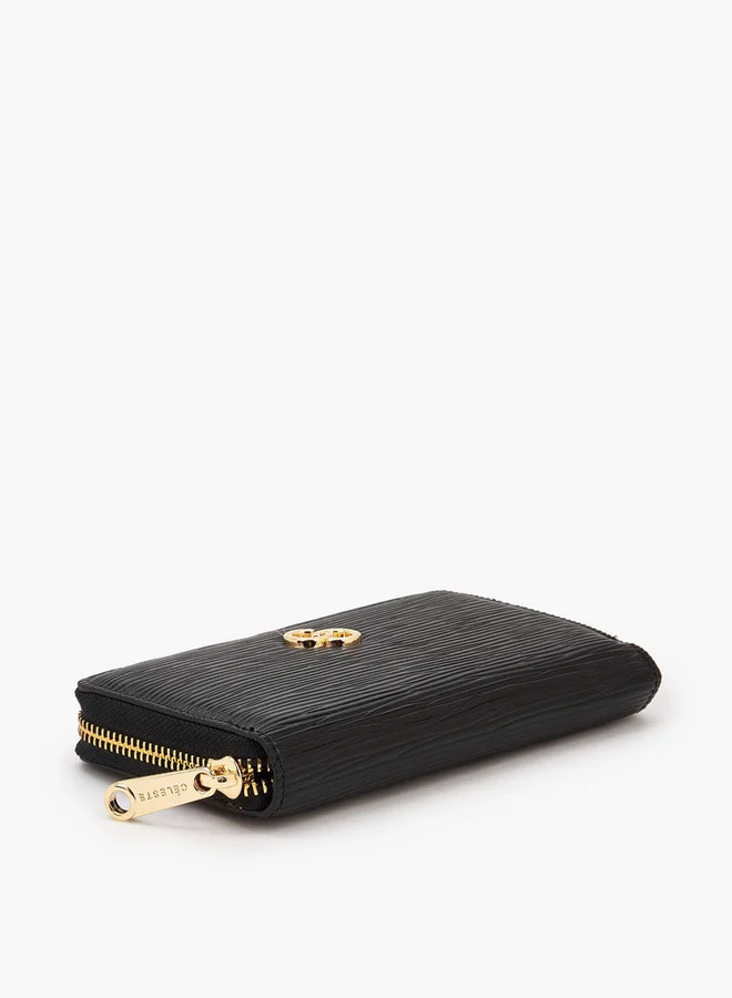 Celeste  Textured Zip Around Wallet for Women | Best Price UAE